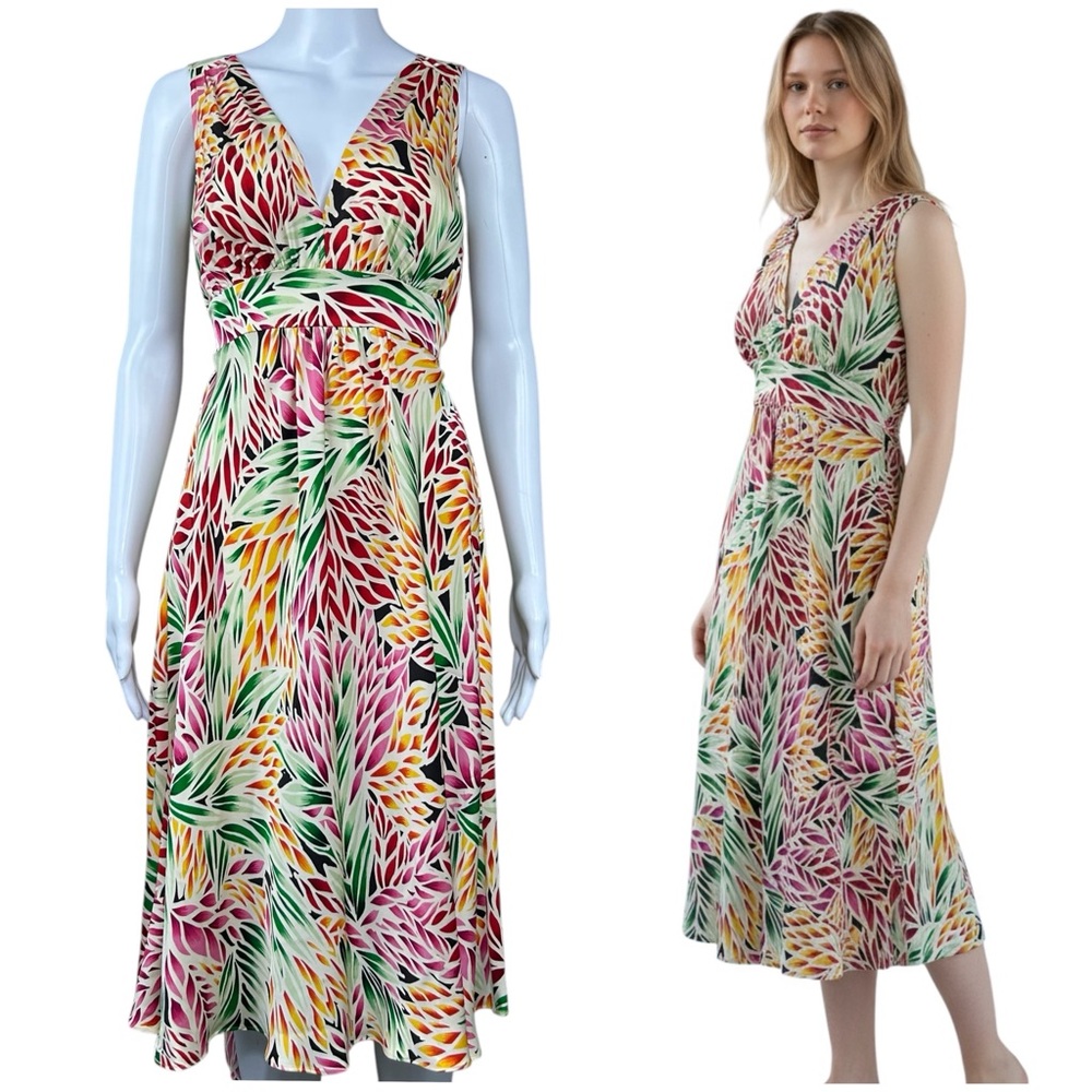 VTG Diane von Furstenberg Silk Y2K Fairy Babydoll Midi Dress Size Small Coquette